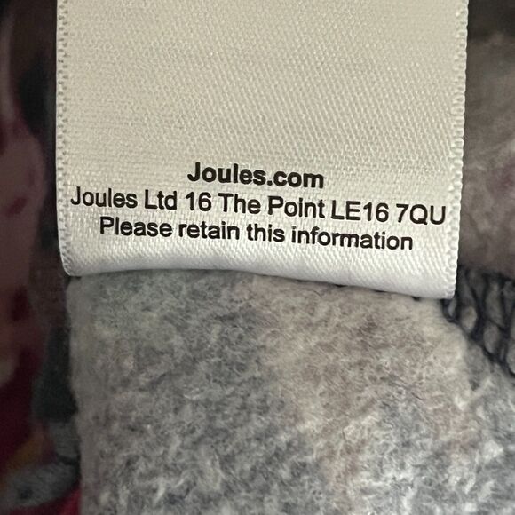 JOULES 1/4 Zip Sweatshirt Floral Little Girl size 7-8 Outdoors Layers - Picture 13 of 13